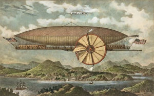 Airscrew Collection: Princes Aerial Ship. Star of the East!, 19th century. 19th century