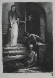 Unknown Artist Lithograph Prints: The Prisoner, 1800s. Creator: Unknown