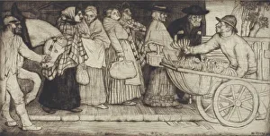 Heritage Images Of England Prints: The Procession, 1901. Creator: William Strang
