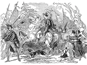 Heritage Images Print: Procession of Archers, 1844