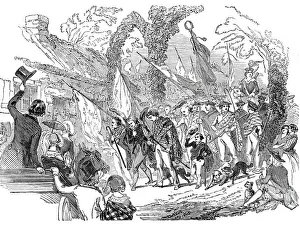 Procession of Shepherds Print, 1844