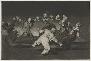 Castanets in 19th Century Spanish Dance Print, 1864
