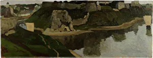 Nicholas Roerich Art Prints: Pskov. View of the Kremlin