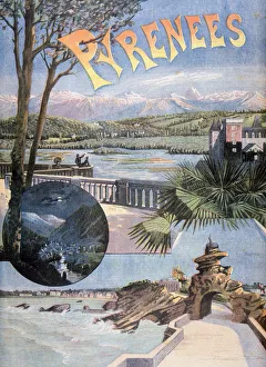 Vintage Print Advertising Prints: Pyrenees, 1894