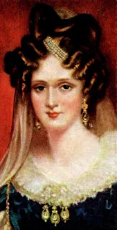 Royalty Prints: Queen Adelaide Print: A Portrait of the Duchess