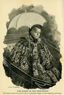 Queen Victoria Procession Prints: The Queen in the Procession, c1897. Creator: Unknown