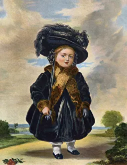 Queen Victoria (1819-1901) aged four years old, 19th century.Artist: Eyre & Spottiswoode Queen Victoria (1819-1901) aged four years old, 19th century.Artist: Eyre & Spottiswoode