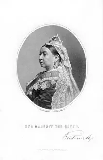 Queen Victoria, Queen of the United Kingdom of Great Britain and Ireland, 1899.Artist: W Roffe Queen Victoria, Queen of the United Kingdom of Great Britain and Ireland, 1899.Artist: W Roffe