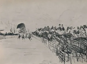 The Races, 1865-1872, (1946). Artist: Edouard Manet The Races, 1865-1872, (1946). Artist: Edouard Manet