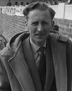 Black And White Racing Images Prints: Racing Driver Peter Harper. Creator: Unknown
