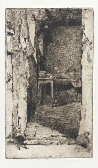 James Abbott McNeill Whistler Print: Rag Pickers, Paris