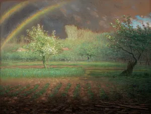 Jean Francois Millet Prints: Heritage Images Print of The Rainbow, c1873 by Millet