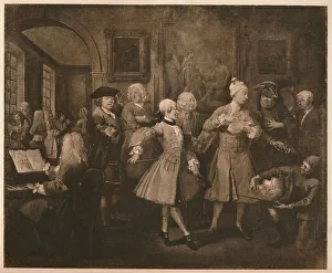A Rakes Progress - 2: The Levee, 1733. Artist: William Hogarth A Rakes Progress - 2: The Levee, 1733. Artist: William Hogarth