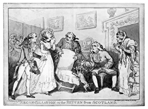 Reconciliation or the Return from Scotland, late 18th century Reconciliation or the Return from Scotland, late 18th century