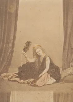 Albumen Silver Print Art Prints: [Reine d Etrurie], 1860s. 1860s. Creator: Pierre-Louis Pierson
