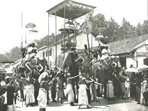 George Newnes Ltd Prints: Religious procession, Colombo, Ceylon, 1895. Creator: Unknown