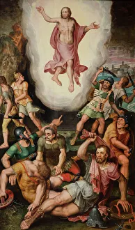 Resurrection Of Christ Prints: The Resurrection (Triptych, central panel)