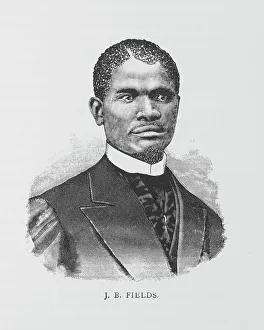 Christianity In America Prints: Rev. J. B. Fields, 1887. Creator: Unknown