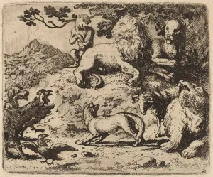 Reynards Enemies are Dismayed Print, c. 1645/1656