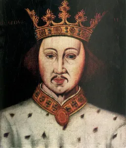 Print of King Richard II, a portrait from the National Portrait Gallery