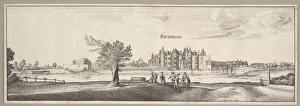 Richmond Palace, 1638. Creator: Wenceslaus Hollar Richmond Palace, 1638. Creator: Wenceslaus Hollar