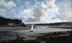 The River at Half Tide, 1874. Artist: Emmanuel Lansyer The River at Half Tide, 1874. Artist: Emmanuel Lansyer