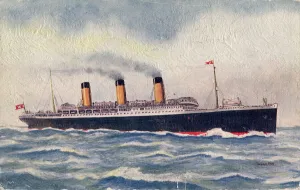 Steamship History Prints: RMS Majestic, White Star Line, 1935. Creator: Unknown