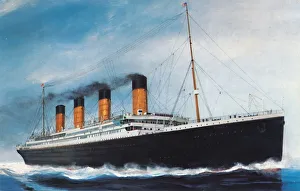 The RMS Titanic Print: A Historic Moment in Maritime Tragedy