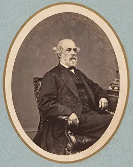 General Robert E Lee Prints: Robert E. Lee, 1869. Creator: Mathew Brady