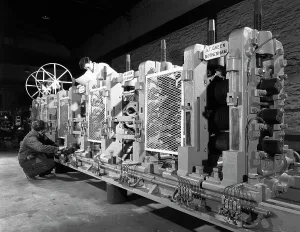 Michael Walters Photography Prints: Rolling mill, Neepsend, Sheffield, South Yorkshire, 1963. Artist: Michael Walters