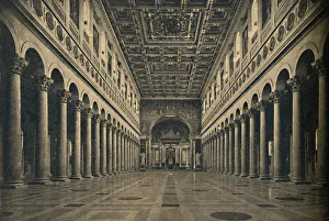 Roma - Basilica of St. Paul outside the walls, 1910 Roma - Basilica of St. Paul outside the walls, 1910