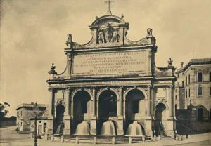Roma - Fountain of the aquaduct of Paul V, erected from the designs of Fontana in 1612, 1910 Roma - Fountain of the aquaduct of Paul V, erected from the designs of Fontana in 1612, 1910