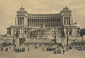 Altare Della Patria Collection: Roma - Piazza di Venezia. Monument to Victor Emmanuel II, 1910