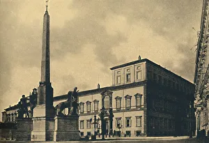 Roma - The Quirinal Palace and Fountain, 1910 Roma - The Quirinal Palace and Fountain, 1910