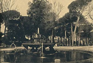 Roma - Villa Borghese - Fountain of the Sea-Horses, 1910 Roma - Villa Borghese - Fountain of the Sea-Horses, 1910