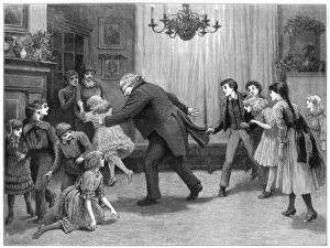 A Romp after Dinner, 1887. Artist: Henry Towneley Green A Romp after Dinner, 1887. Artist: Henry Towneley Green