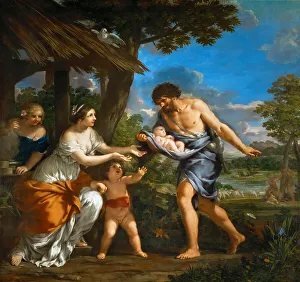 Romulus and Remus Print, c. 1643, Louvre Museum