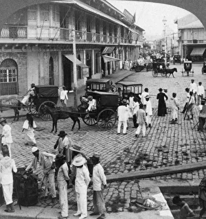 Rosario Street and Binondo Church as seen from Pasig River, Manila, Philippines, 1899 Rosario Street and Binondo Church as seen from Pasig River, Manila, Philippines, 1899