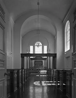 Michael Walters Photography Prints: Rotherham Crematorium interior, 20th July 1962. Artist: Michael Walters