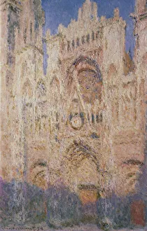 Rouen Cathedral at Sunset, 1892-1894. Artist: Claude Monet Rouen Cathedral at Sunset, 1892-1894. Artist: Claude Monet