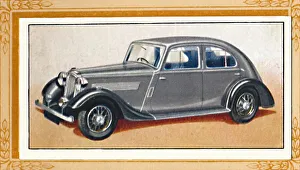 Vintage Road Transport UK Prints: Rover 14 Streamlined Coupe