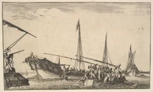 Nautical Landscape Print, 1639