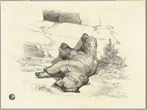 Heritage Animal Artwork Prints: Russian Bear, n.d. Creator: Auguste-Andre Lancon