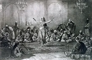 The Sabre Dance, 1872. Artist: Alfred-Henri Darjou The Sabre Dance, 1872. Artist: Alfred-Henri Darjou