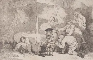 The Sad Discovery of the Graceless Apprentice Print, 1785