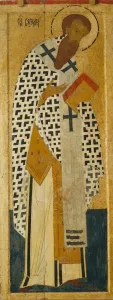 Tempera On Panel Fine Art Prints: Saint Basil The Great (From the Deesis Range)