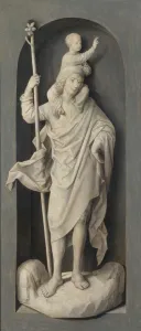Early Netherlandish Paintings Prints: Saint Christopher, ca 1478