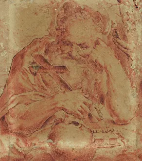 Saint Jerome Art Prints: Saint Jerome, c.1595. Creator: Unknown