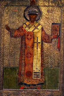 Saint Philip, Metropolitan of Moscow, 1653. Artist: Simon Fyodorovich Ushakov Saint Philip, Metropolitan of Moscow, 1653. Artist: Simon Fyodorovich Ushakov