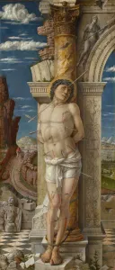 Saint Sebastian, ca 1459. Artist: Mantegna, Andrea (1431-1506) Saint Sebastian, ca 1459. Artist: Mantegna, Andrea (1431-1506)